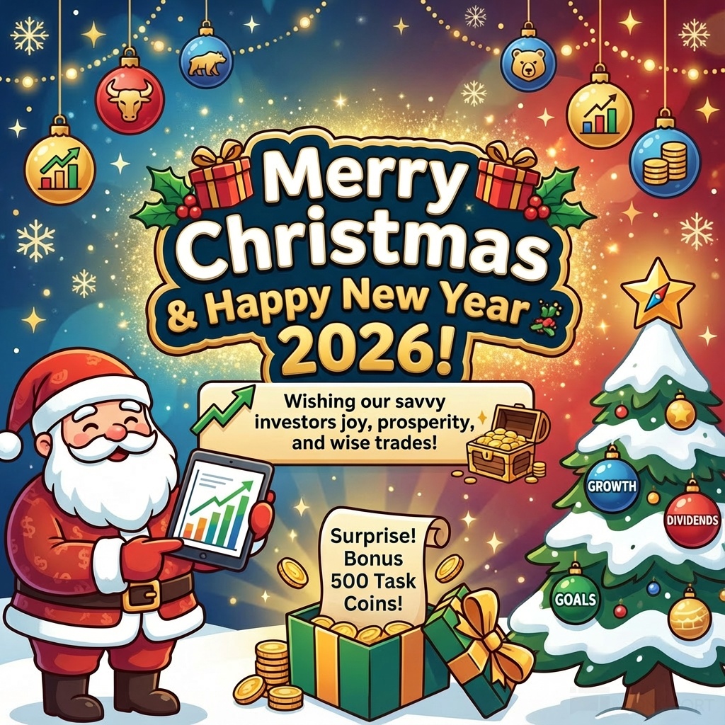 米 m “Merry rym 米 Christmas nas & Happy New Year 2026! Wishing our savvy investor