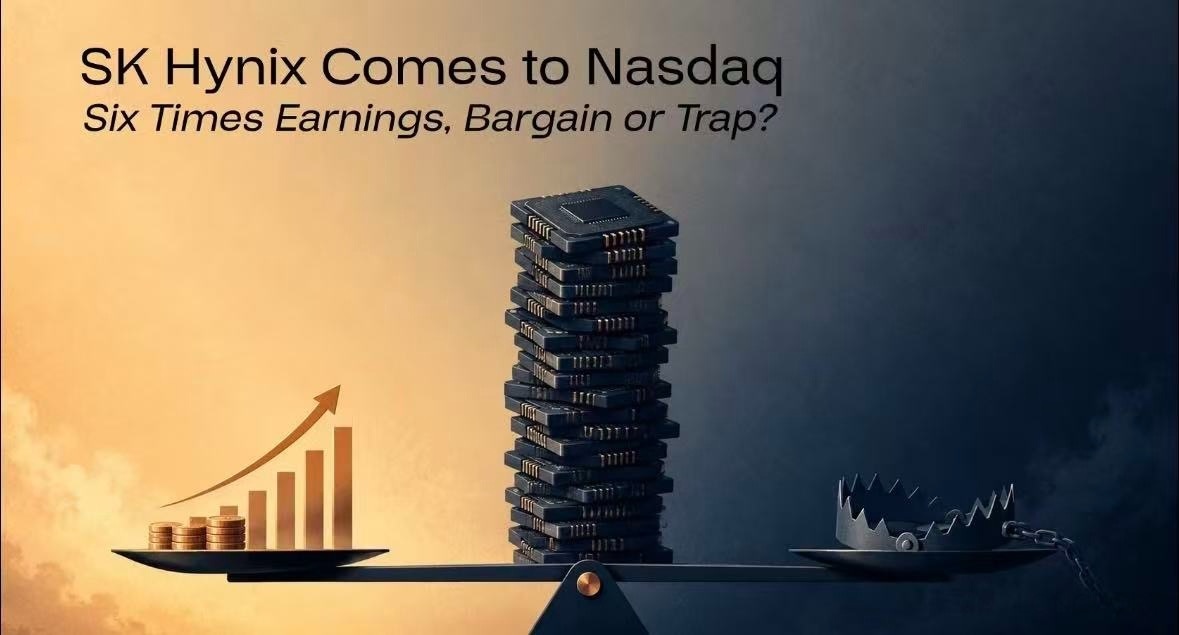 SK Hynix Comes toI Nasdaq Six Times Earnings， Bargain or Trap? 1 UniTT N