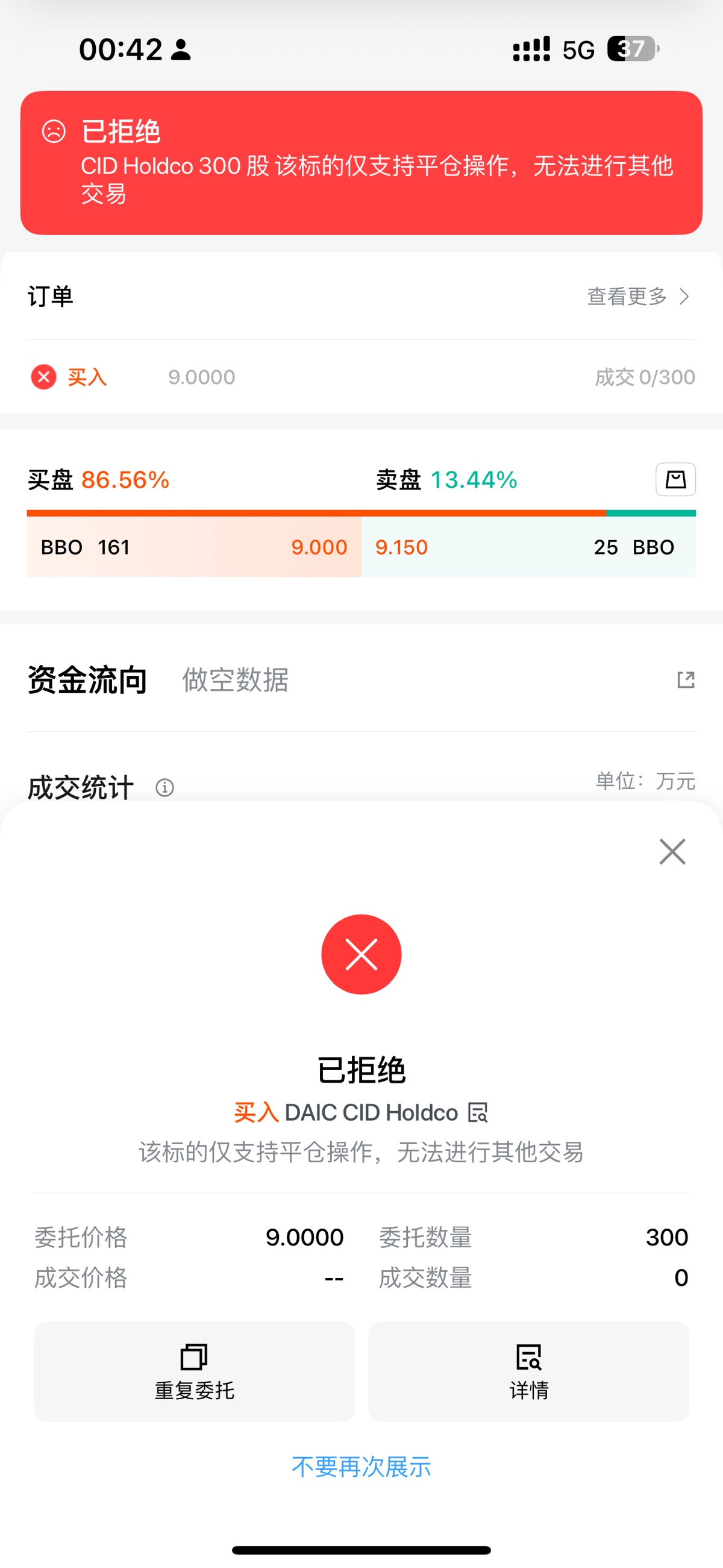 CID Holdco(DAIC.US)僅支持平倉操作是什麼意思，不給買- Longbridge