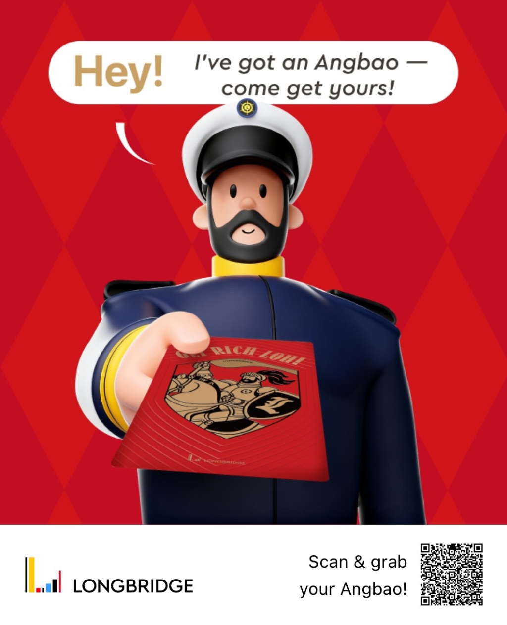 Hey! I've got an Angbao come get yours! @ RICHLO CE2 Scan & grab LONGBRIDGE your