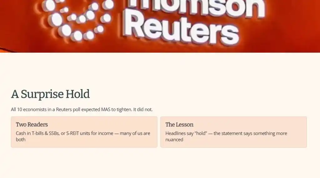uuivison Reuters A Surprise Hold All 10 economists in a Reuters poll expected MA