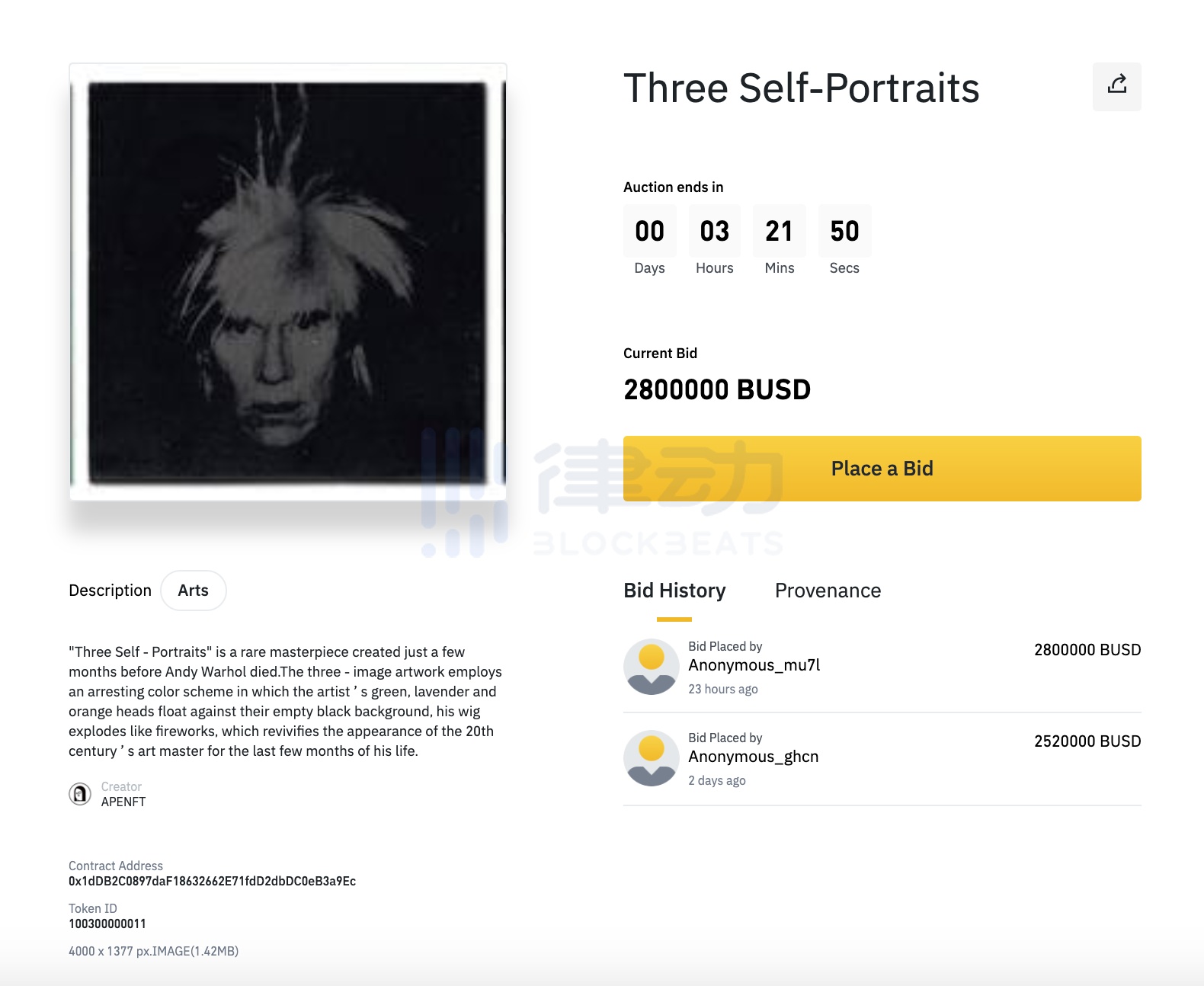 当安迪沃霍尔的作品变成NFT，传统艺术的百亿市场会向NFT 领域倾斜吗？ - Longbridge