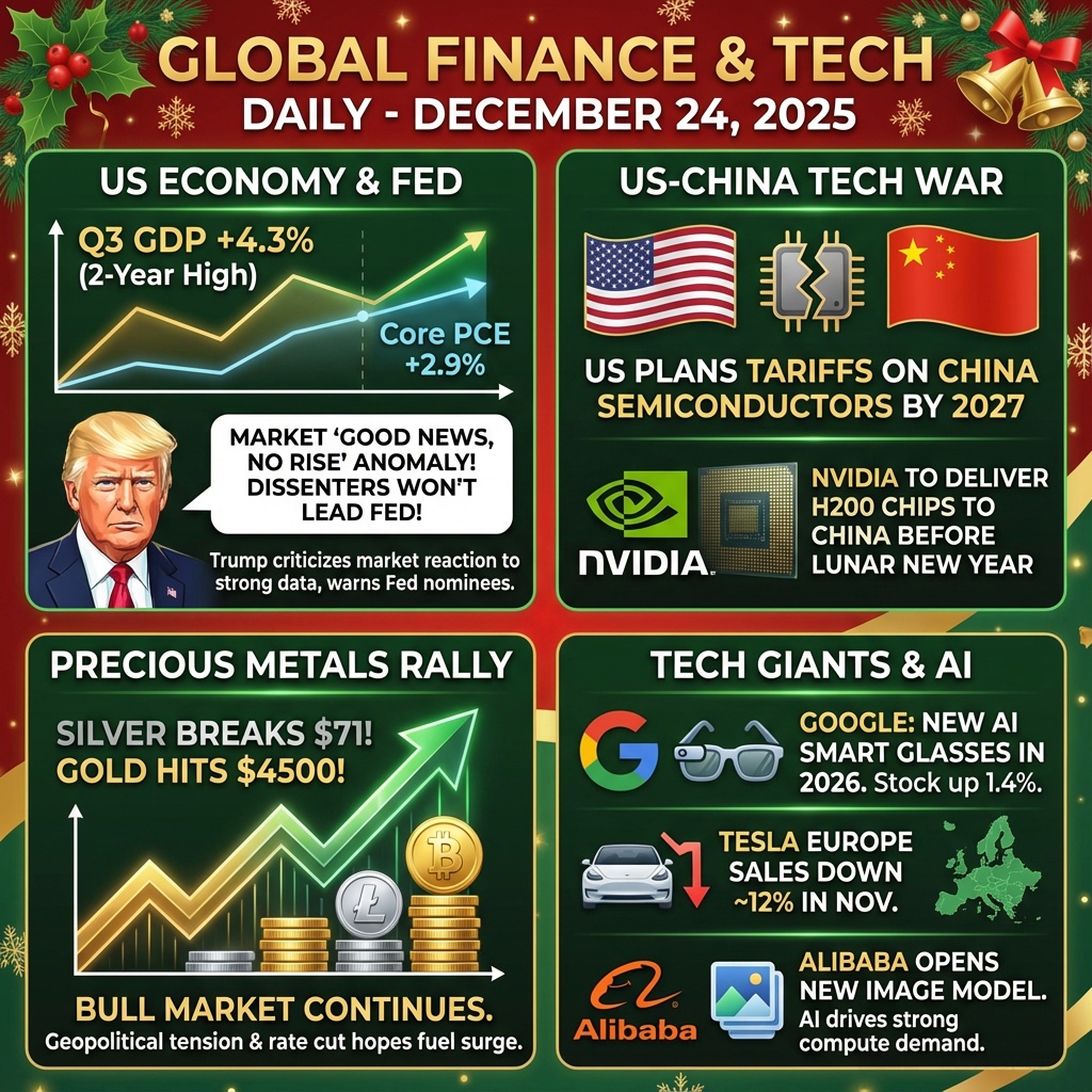 米 GLOBAL FINANCE & TECH 米 DAILY-DECEMBER 24， 2025 US ECONOMY & FED US-CHINA TECH
