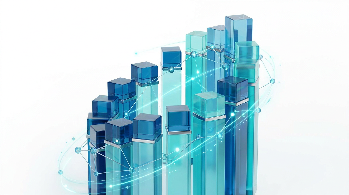 Abstract conceptual illustration of corporate structure