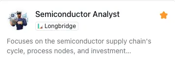 Semiconductor Analyst LiLongbridge Focuses on the semiconductor supply chain's c